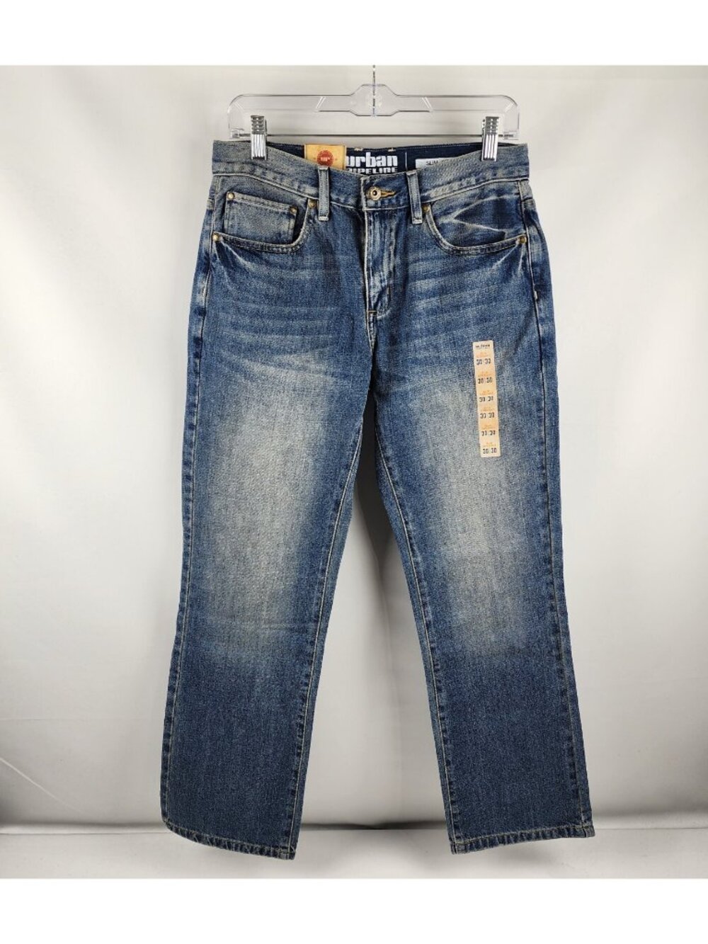 Urban Pipeline Jeans Mens 30x30 Blue Slim Straight Denim NWT